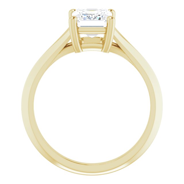 1.75ct Emerald Moissanite Solitaire Ring