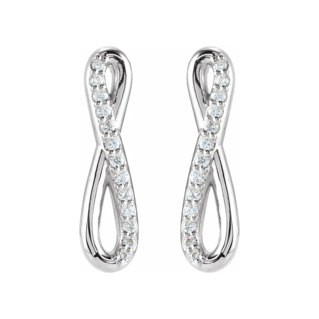 Infinity inspired LG Diamond earrings